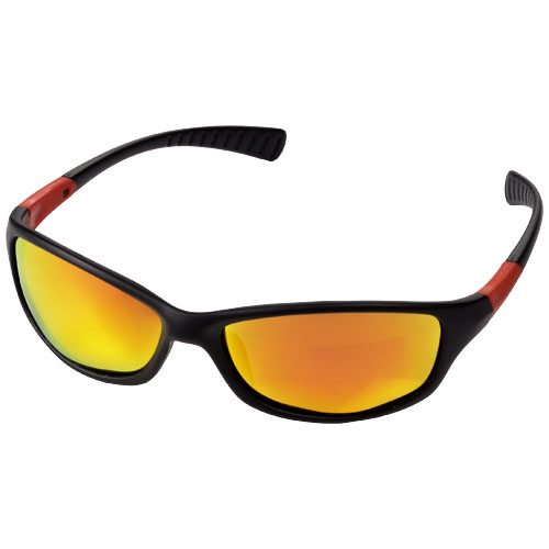 Robson sunglasses in black-solid-and-orange