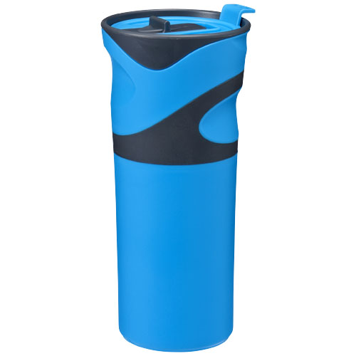 Wave insulated tumbler in blue