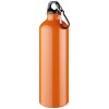 Oregon 770 ml aluminium water bottle with carabiner in Orange