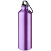 Oregon 770 ml aluminium water bottle with carabiner in Purple