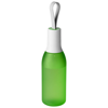 Flow 650 ml sport bottle with carrying strap in frosted-green-and-white-solid
