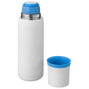 Flow vacuum insulated flask in white-solid-and-blue