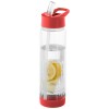 Tutti-frutti 740 ml Tritan™ infuser sport bottle in Transparent_red