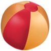 Trias solid beachball in red