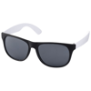 Retro duo-tone sunglasses in black-solid-and-white-solid
