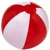 Bondi solid and transparent beach ball in Red