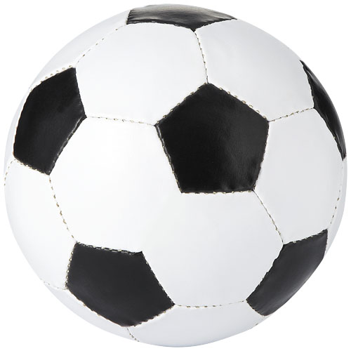 Curve size 5 football in white-solid-and-black-solid