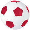 Curve size 5 football in white-solid-and-red