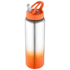 Gradient 740 ml sport bottle in orange-and-silver