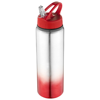 Gradient 740 ml sport bottle in red-and-silver
