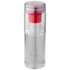 Fruiton 740 ml Tritan? infuser sport bottle in transparent-and-red