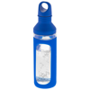 Hover 590 ml glass sport bottle in blue-and-transparent