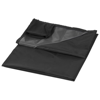 Stow-and-go water-resistant picnic blanket in black-solid