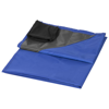 Stow-and-go water-resistant picnic blanket in royal-blue