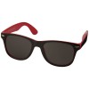 Sun Ray sunglasses with two coloured tones in Red