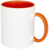 Pix 330 ml ceramic sublimation colour pop mug in Orange