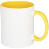 Pix 330 ml ceramic sublimation colour pop mug in Yellow