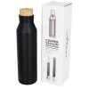 Norse 590 ml copper vacuum insulated bottle in Solid Black