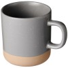 Pascal 360 ml ceramic mug in Grey