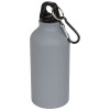 Oregon 400 ml matte water bottle with carabiner in Grey