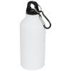 Oregon 400 ml matte water bottle with carabiner in White