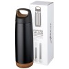 Valhalla 600 ml copper vacuum insulated water bottle in Solid Black