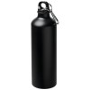 Oregon 770 ml matte water bottle with carabiner in Solid Black