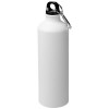 Oregon 770 ml matte water bottle with carabiner in White