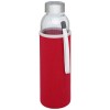 Bodhi 500 ml glass water bottle in Red