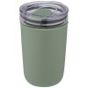 Bello 420 ml glass tumbler with recycled plastic outer wall in Heather Green