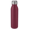 Harper 700 ml stainless steel sport bottle with metal loop in Red