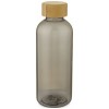 Ziggs 650 ml recycled plastic water bottle in Transparent Charcoal