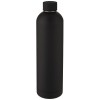 Spring 1 L copper vacuum insulated bottle in Solid Black