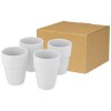 Staki 4-piece 280 ml stackable mug gift set in White