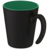 Oli 360 ml ceramic mug with handle in Green