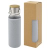 Thor 660 ml glass bottle with neoprene sleeve in Grey