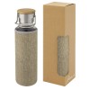 Thor 660 ml glass bottle with neoprene sleeve in Natural