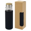 Thor 660 ml glass bottle with neoprene sleeve in Solid Black