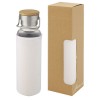 Thor 660 ml glass bottle with neoprene sleeve in White