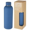 Spring 500 ml copper vacuum insulated bottle in Tech Blue