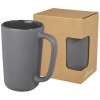 Perk 480 ml ceramic mug in Grey