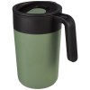 Nordia 400 ml double-wall recycled mug in Heather Green