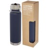 Thor 750 ml copper vacuum insulated sport bottle in Dark Blue
