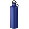 Oregon 770 ml RCS certified recycled aluminium water bottle with carabiner in Blue