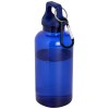 Oregon 400 ml RCS certified recycled plastic water bottle with carabiner in Blue