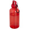 Oregon 400 ml RCS certified recycled plastic water bottle with carabiner in Red