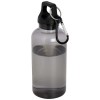 Oregon 400 ml RCS certified recycled plastic water bottle with carabiner in Solid Black