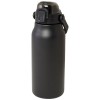 Giganto 1600 ml RCS certified recycled stainless steel copper vacuum insulated bottle in Solid Black