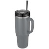 Melbourne 1200 ml RCS certified insulated tumbler with straw in Grey