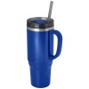 Melbourne 1200 ml RCS certified insulated tumbler with straw in Royal Blue